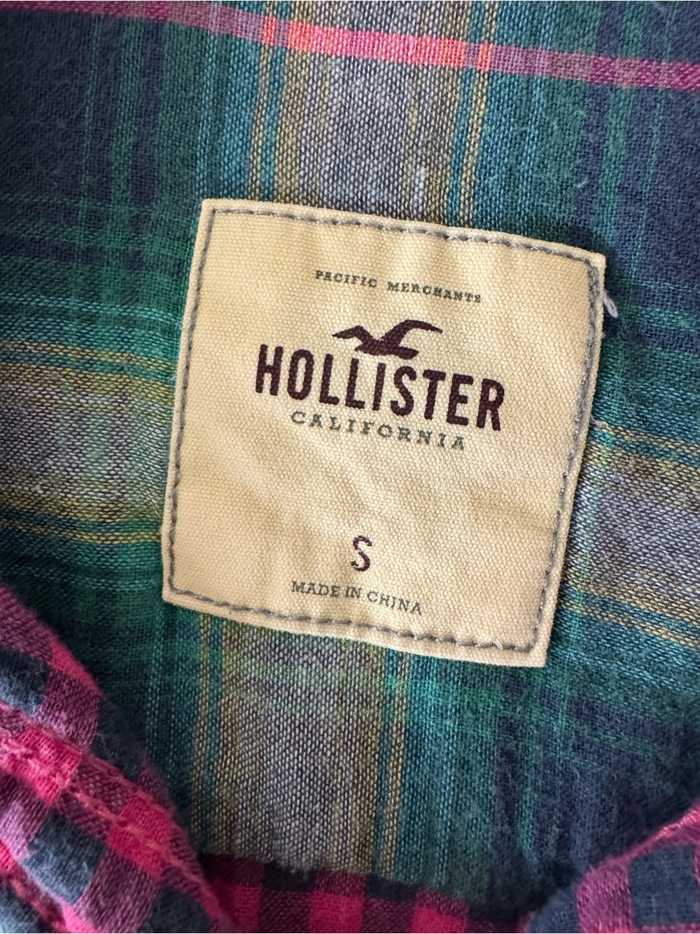 Hollister Y2K Plaid Button Shirt With Drawstring Waist Size Small - Picture 5 of 10